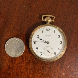 ANTIQUE GOLD POCKET WATCH